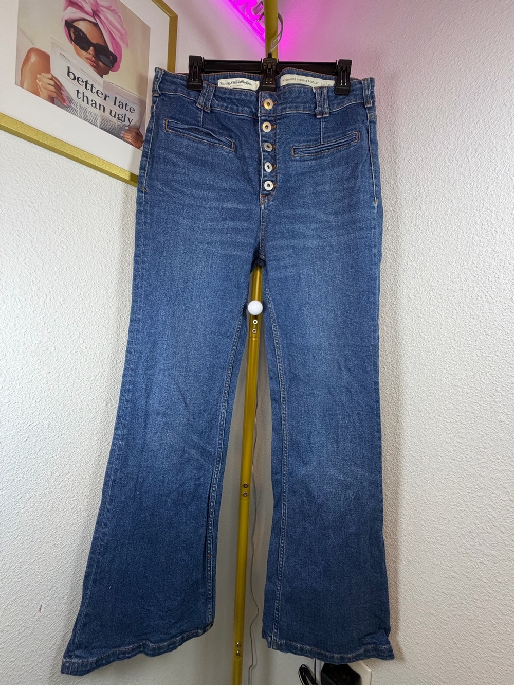 Pilcro by Anthropologie Women's High-Rise Trouser Bootcut Size 31